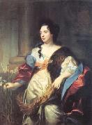 Hyacinthe Rigaud Portrait of Marie Cadenne painting